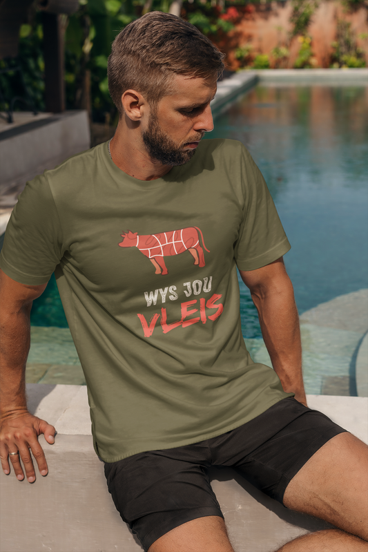 Wys Jou Vleis Mens T Shirt