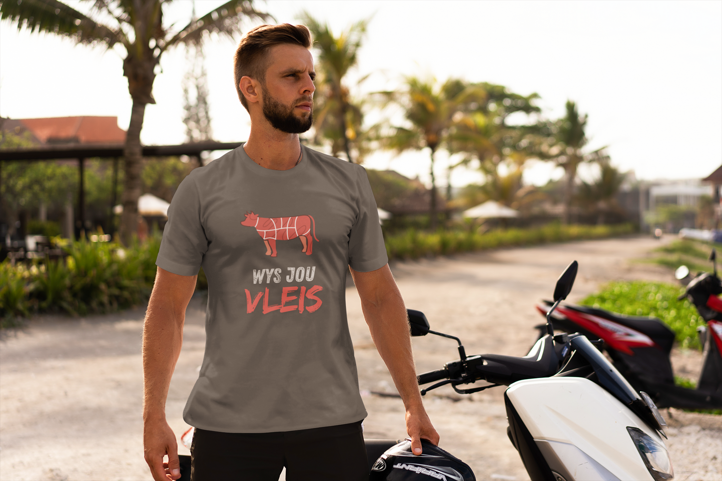 Wys Jou Vleis Mens T Shirt