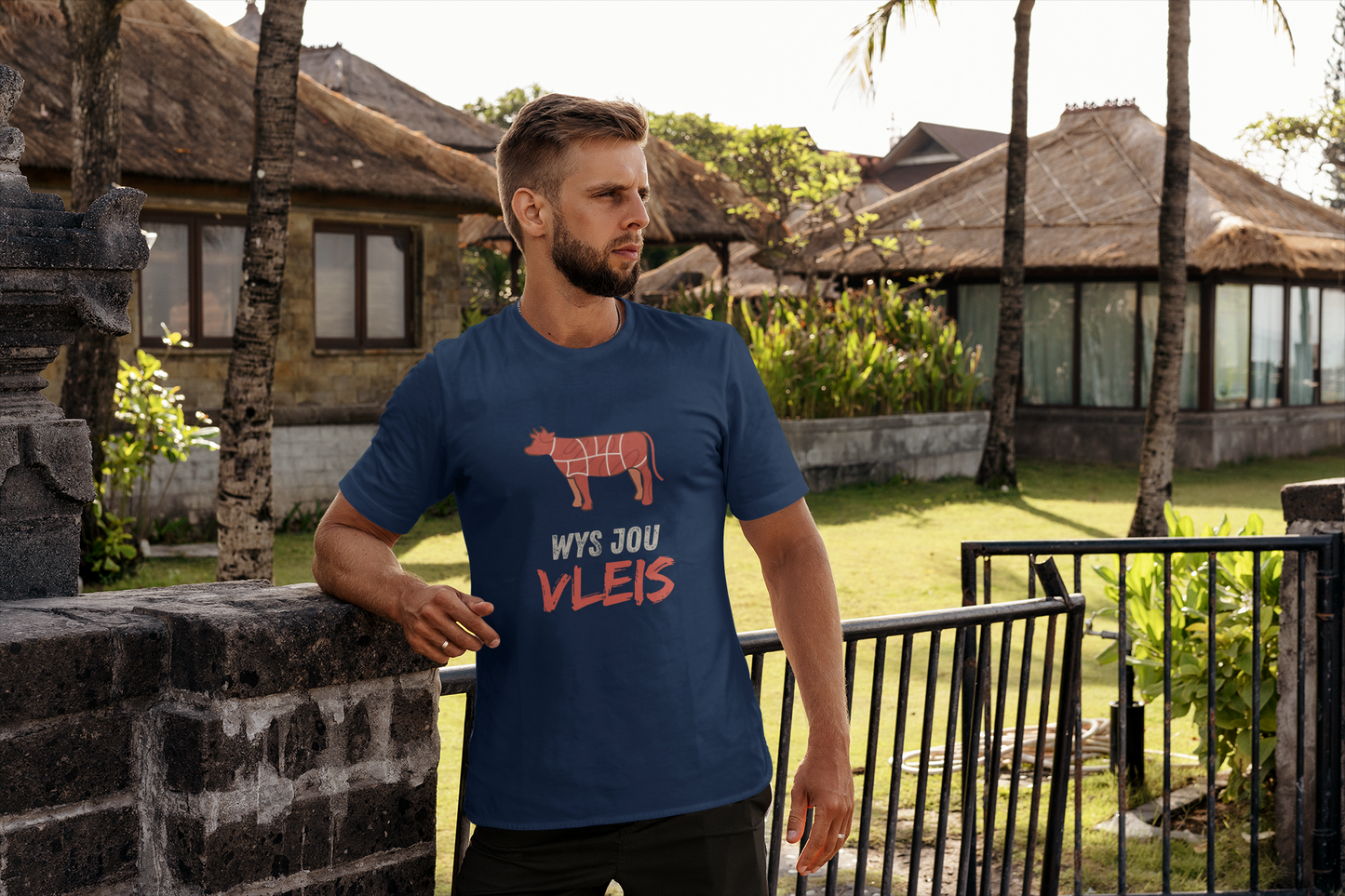 Wys Jou Vleis Mens T Shirt