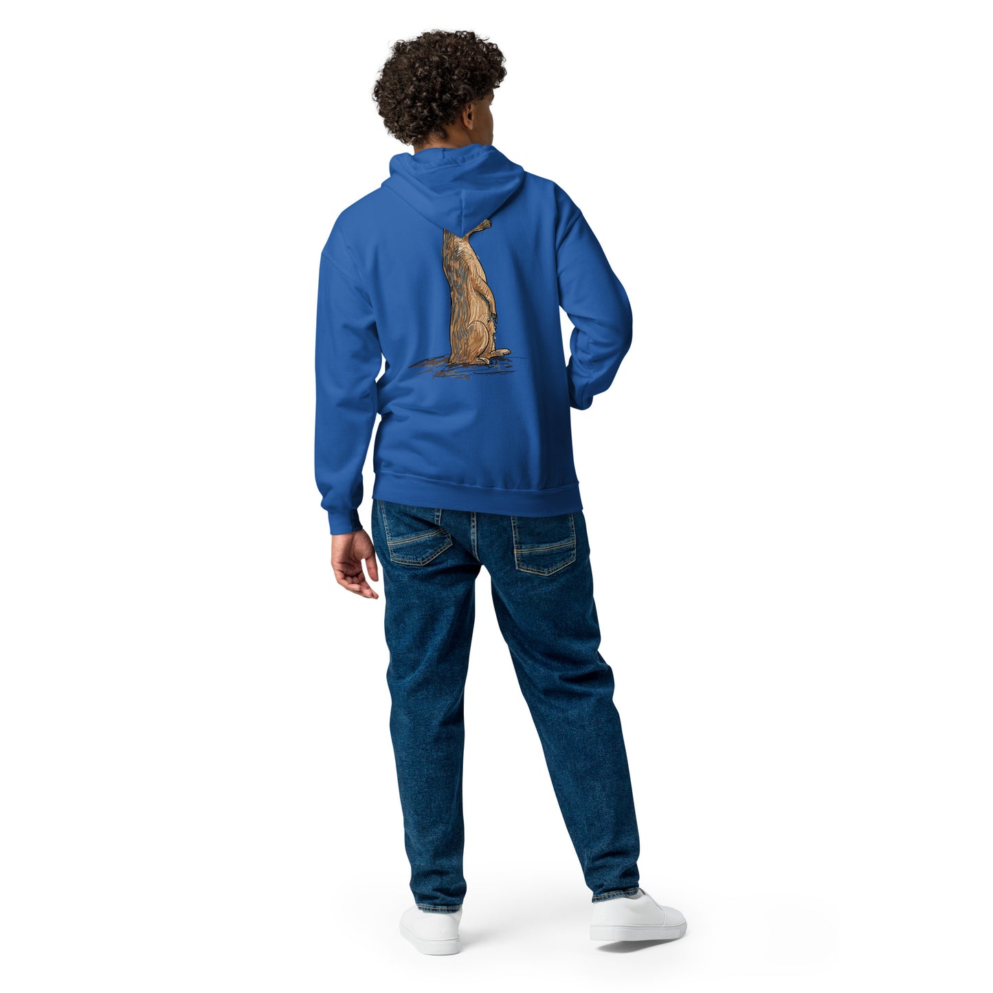 Meerkat Unisex zip hoodie