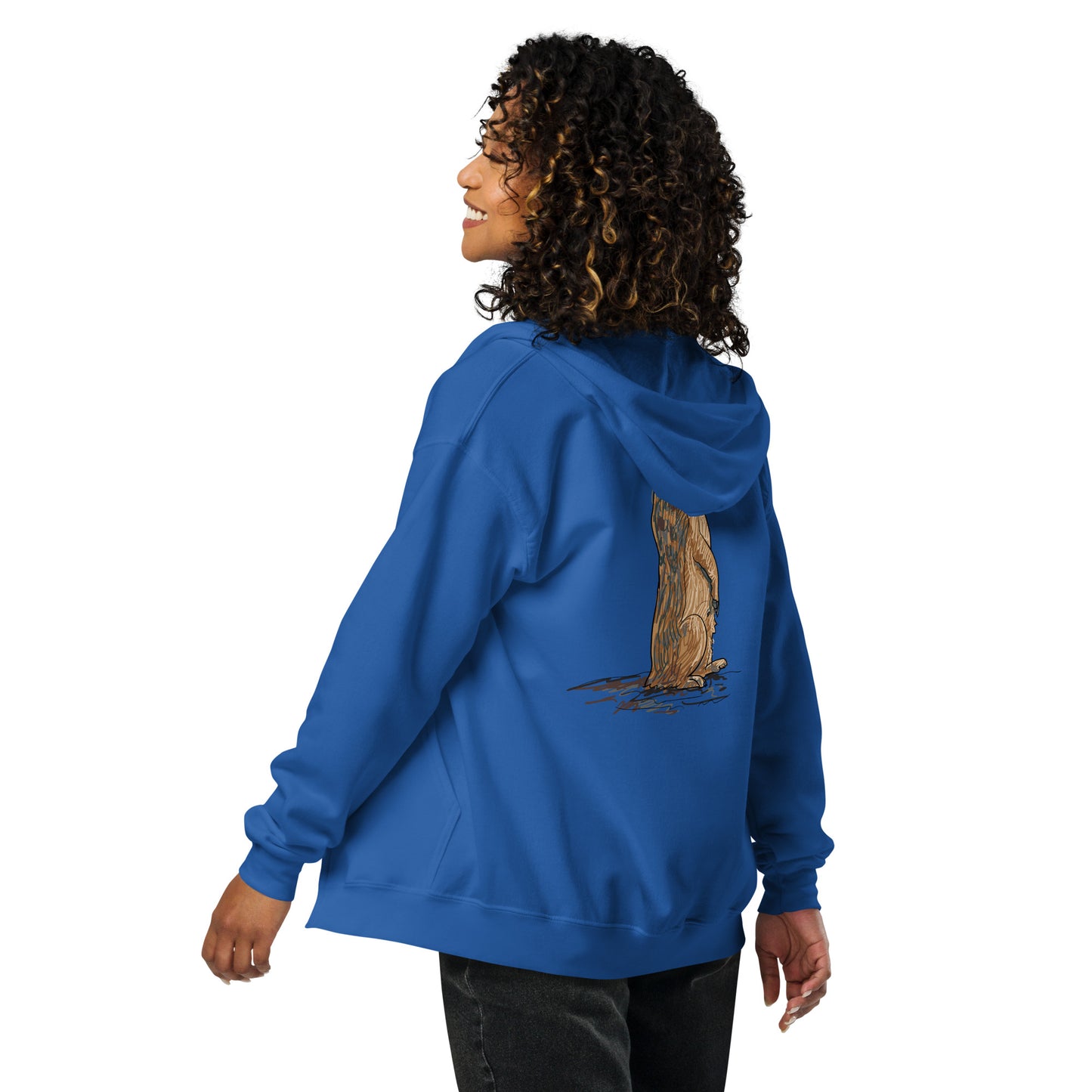 Meerkat Unisex zip hoodie