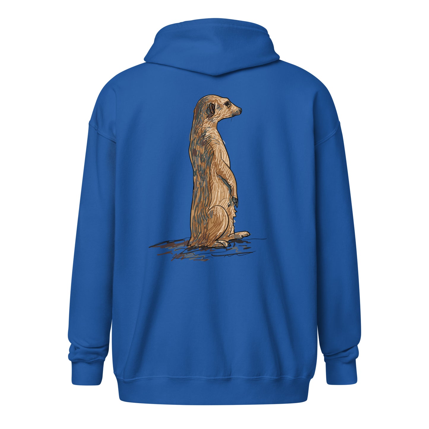 Meerkat Unisex zip hoodie