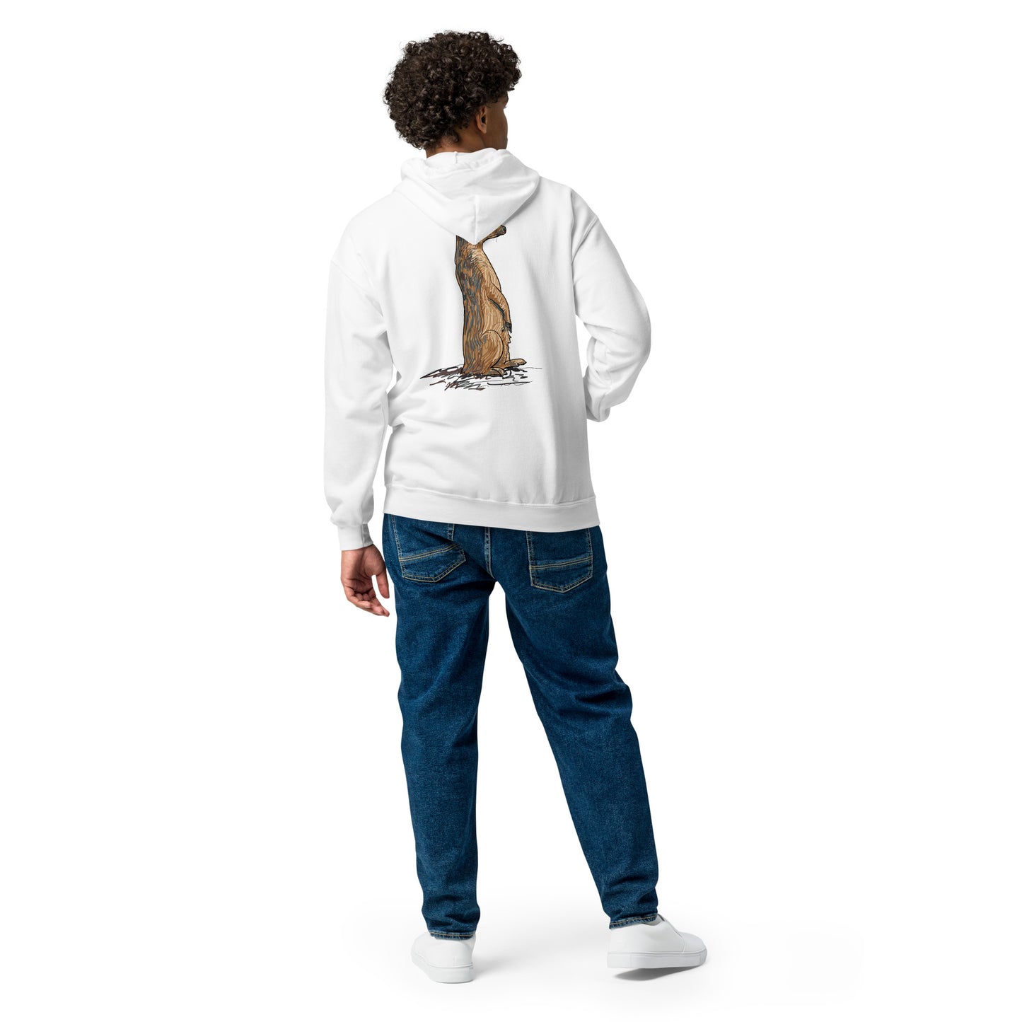 Meerkat Unisex zip hoodie