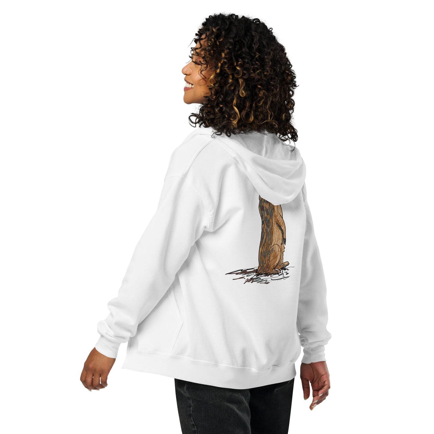 Meerkat Unisex zip hoodie